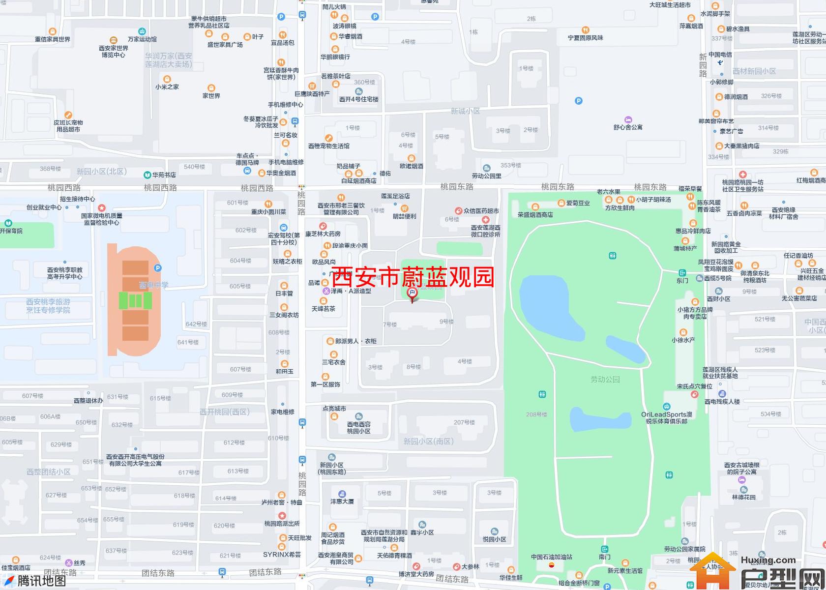 蔚蓝观园小区 - 户型网