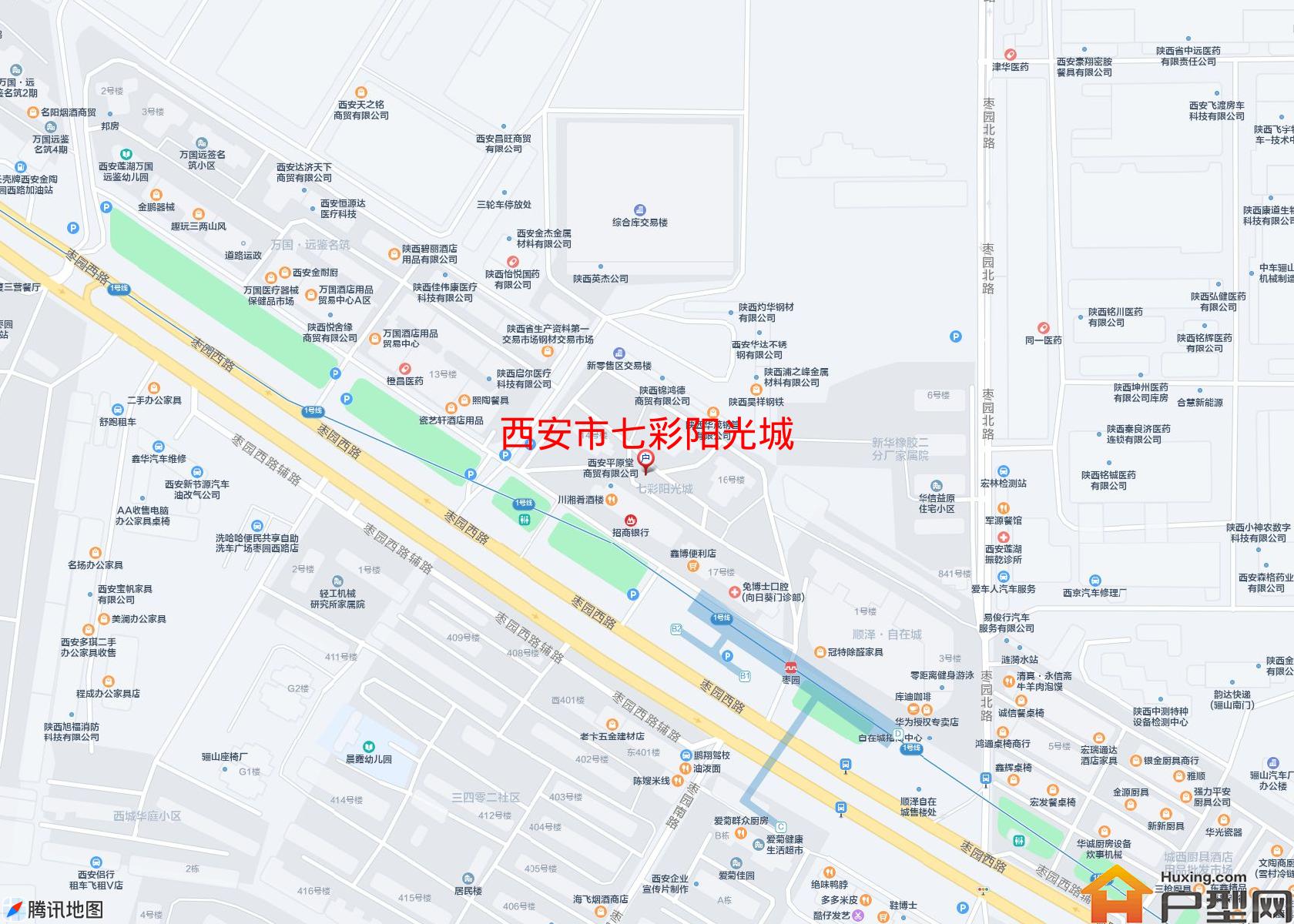 七彩阳光城小区 - 户型网