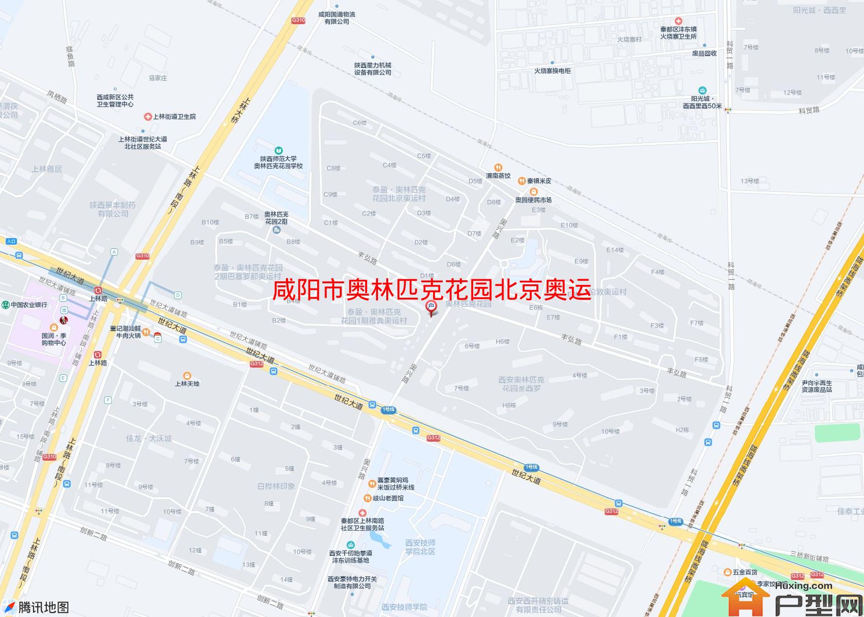 奥林匹克花园北京奥运村小区 - 户型网
