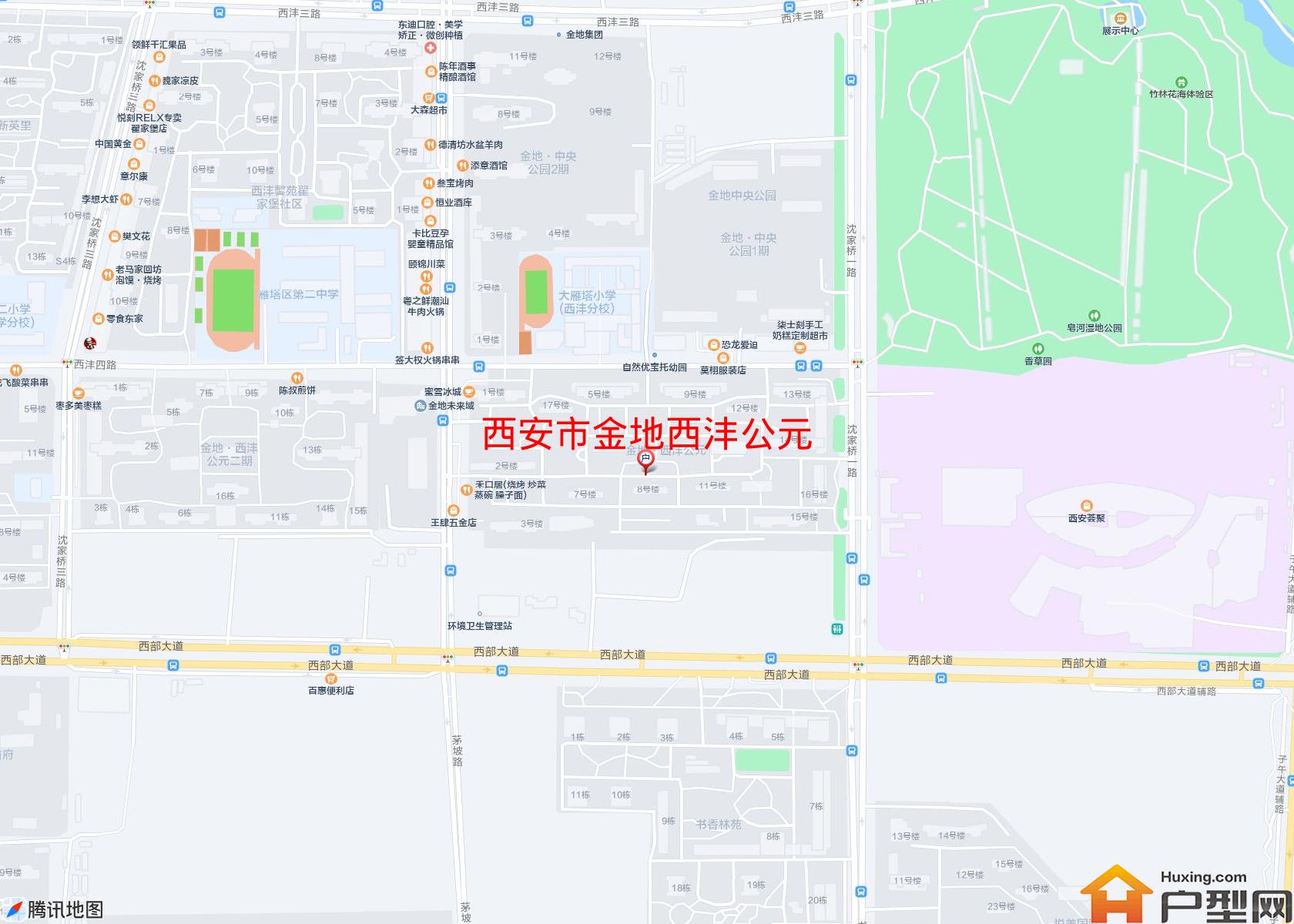 金地西沣公元小区 - 户型网