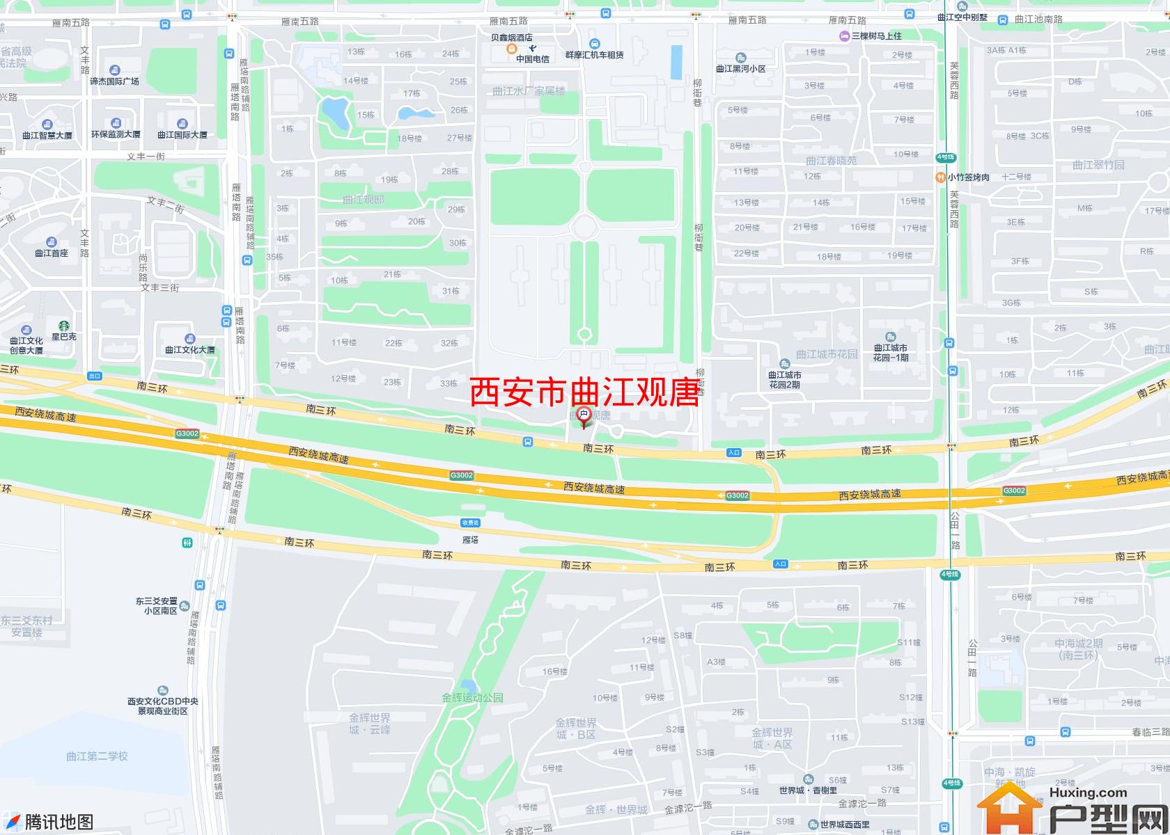 曲江观唐小区 - 户型网 曲江观唐小区 - 户型网