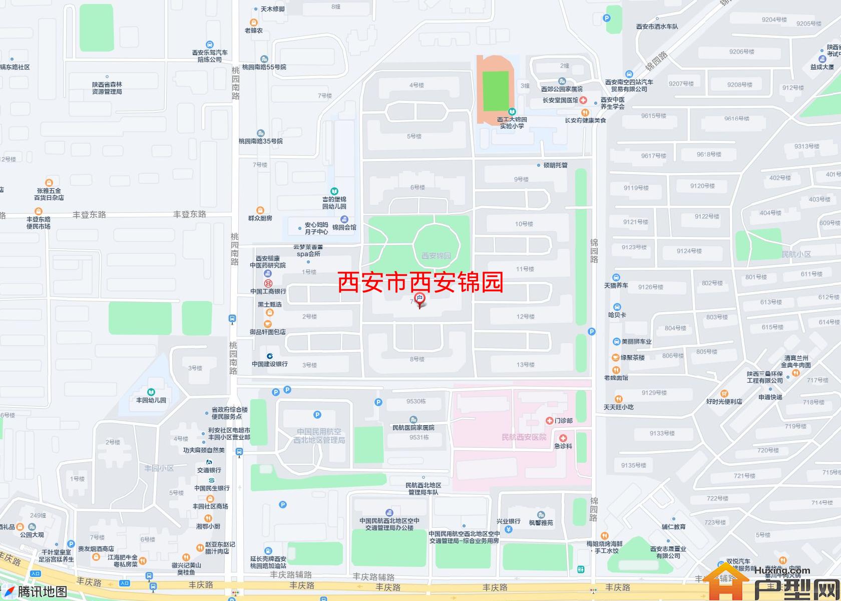 西安锦园小区 - 户型网