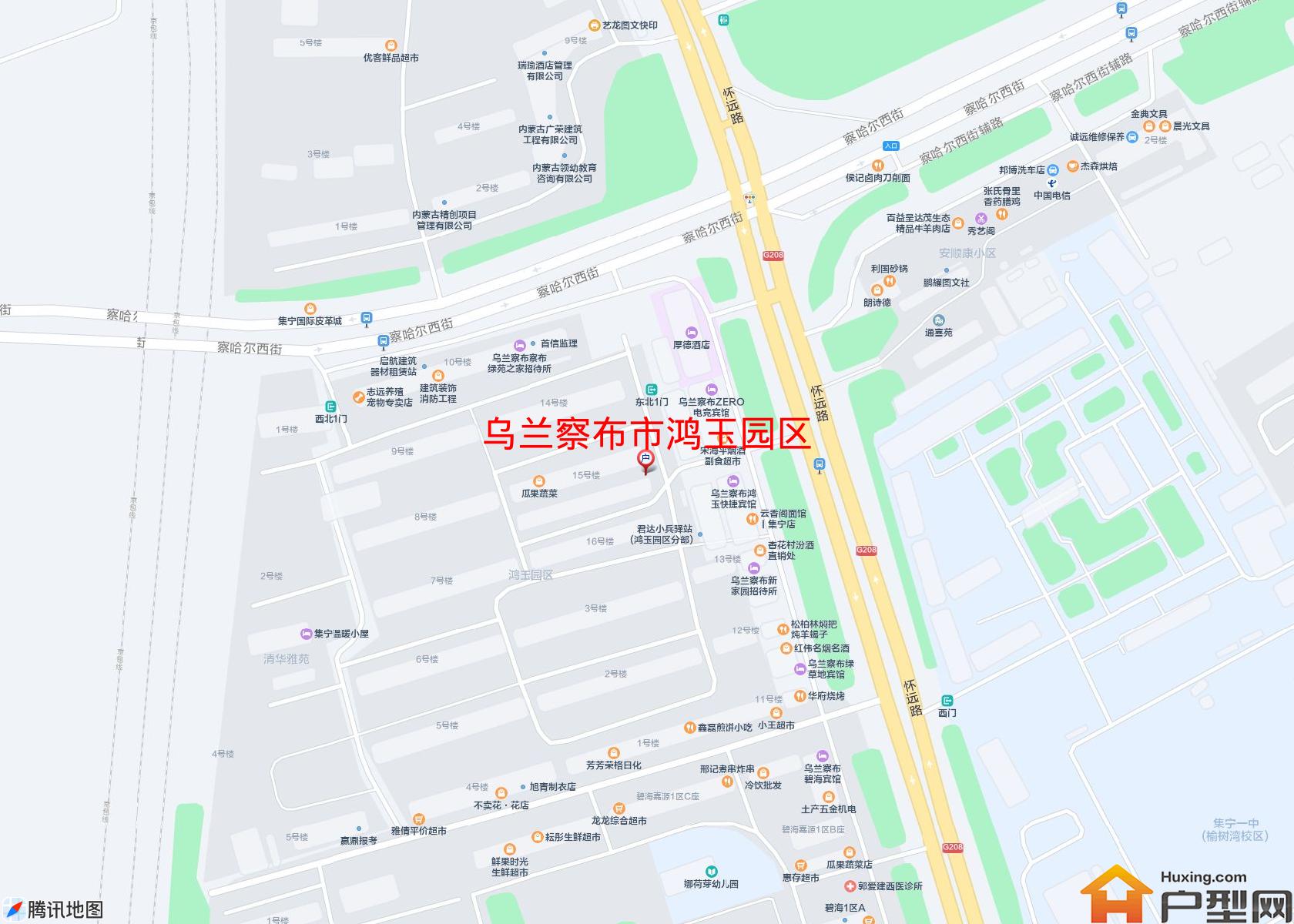 鸿玉园区小区 - 户型网