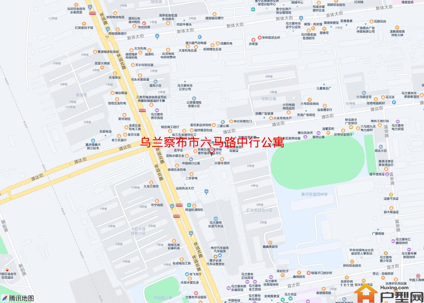 六马路中行公寓小区 - 户型网