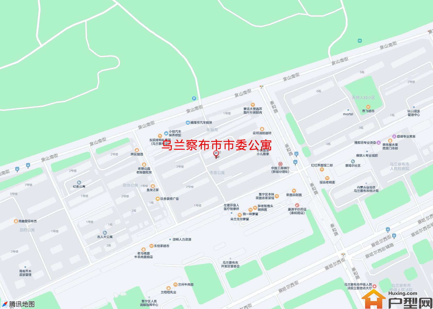 市委公寓小区 - 户型网