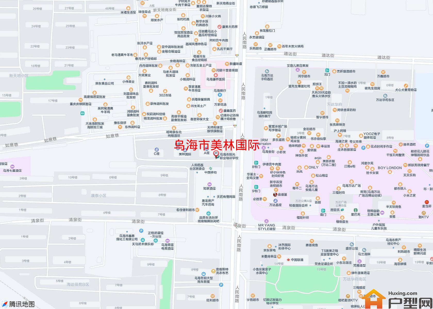 美林国际小区 - 户型网