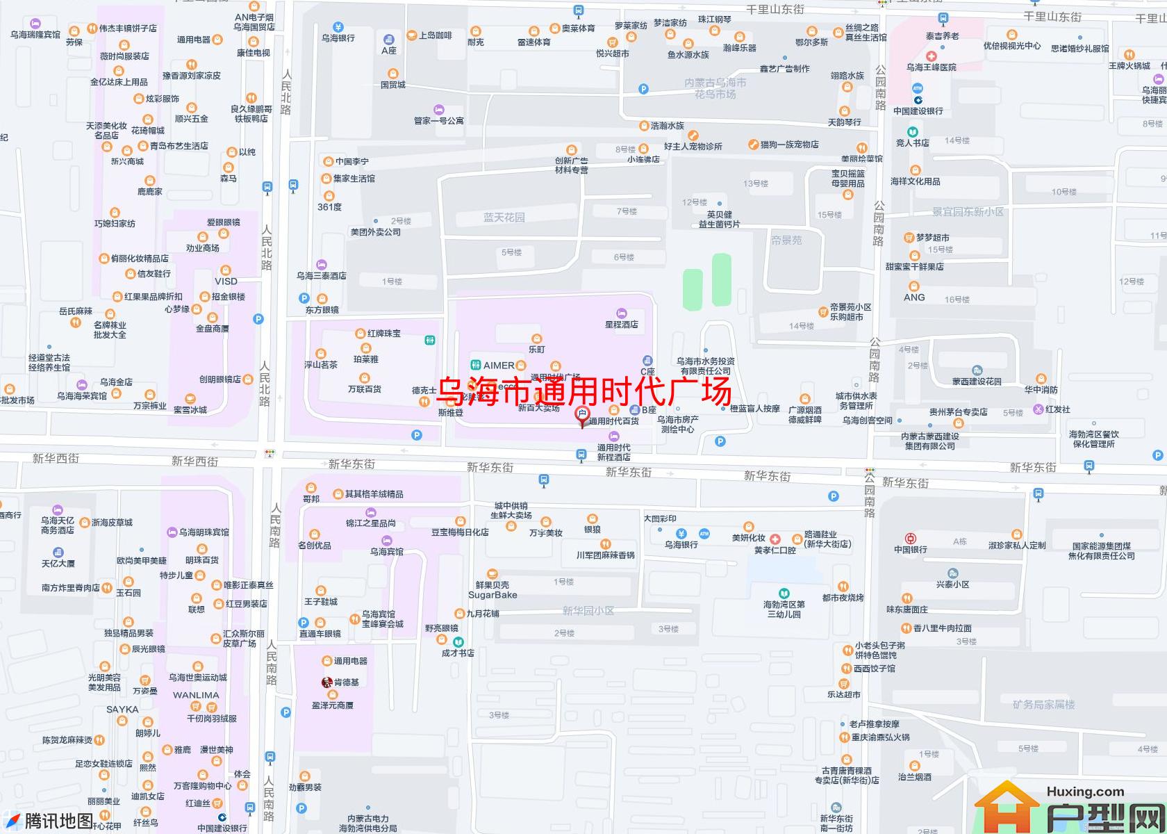 通用时代广场小区 - 户型网