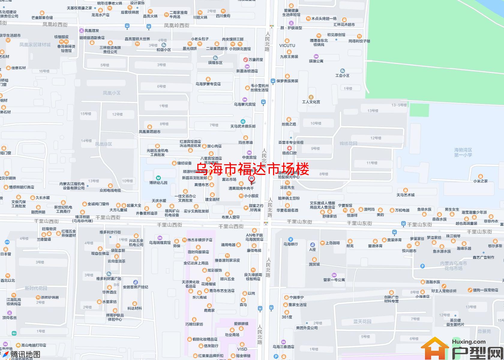 福达市场楼小区 - 户型网