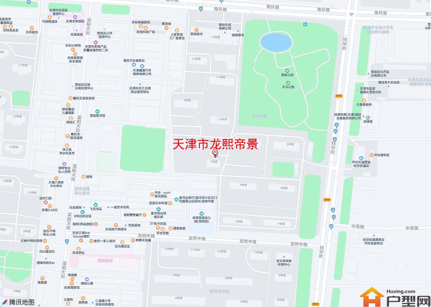 龙熙帝景小区 - 户型网