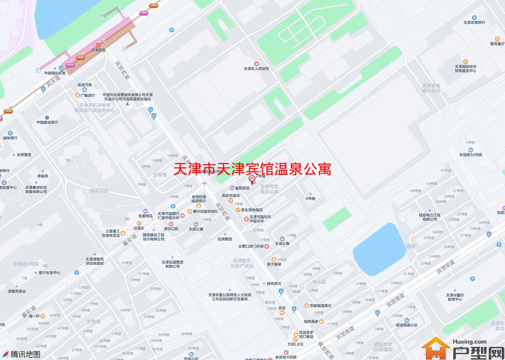 天津宾馆温泉公寓小区 - 户型网