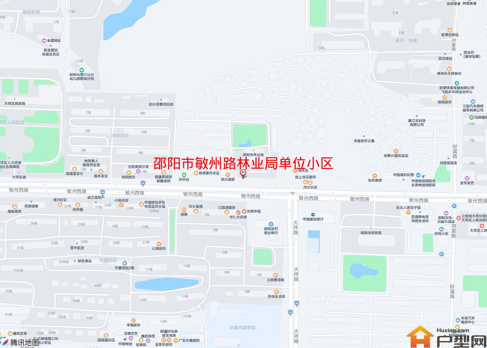 敏州路林业局单位小区小区 - 户型网