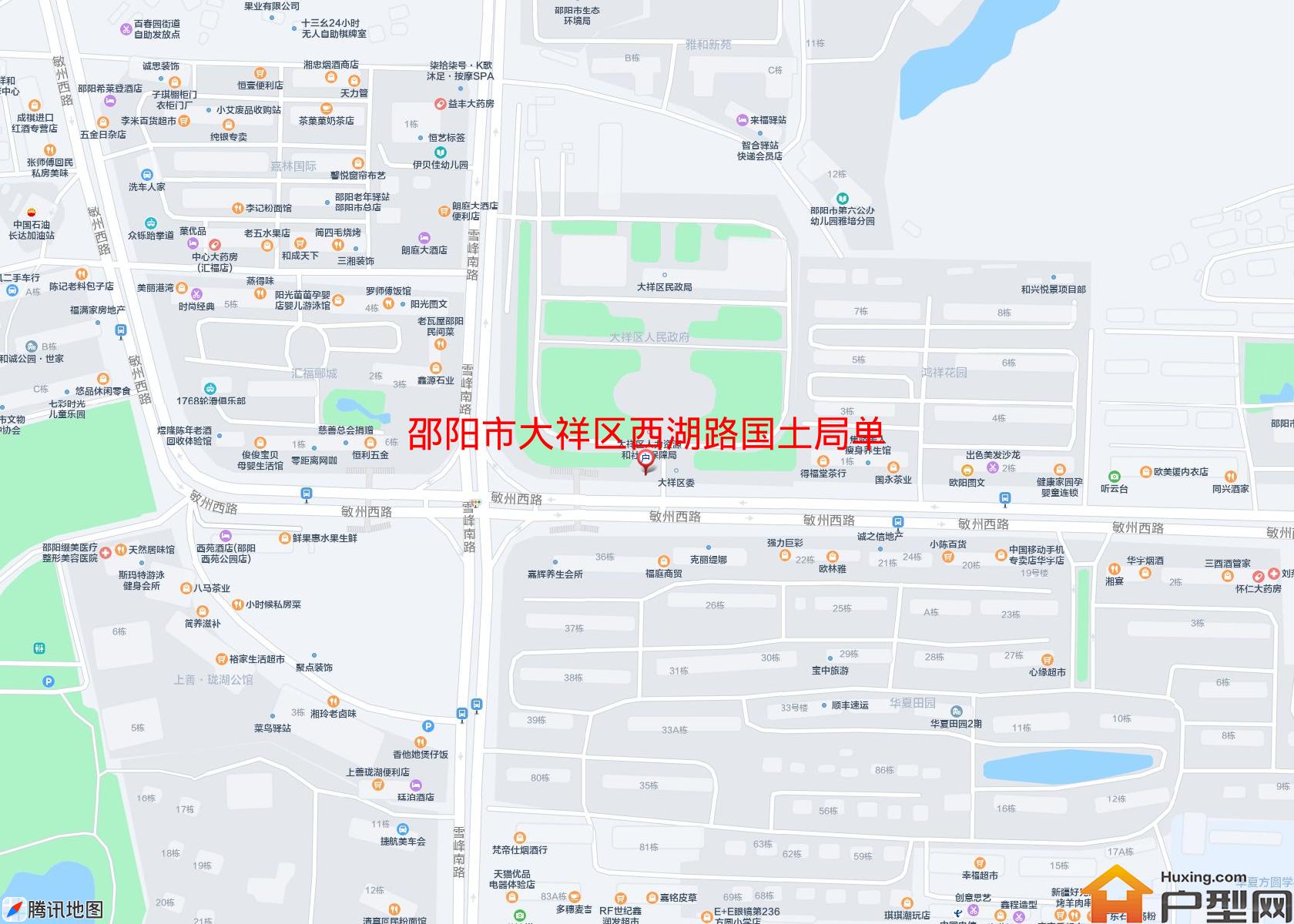 大祥区西湖路国土局单小区 - 户型网