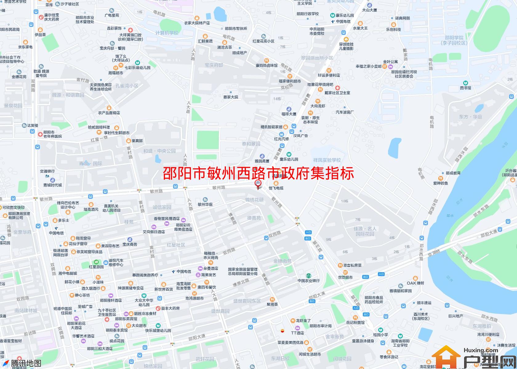 敏州西路市政府集指标小区 - 户型网
