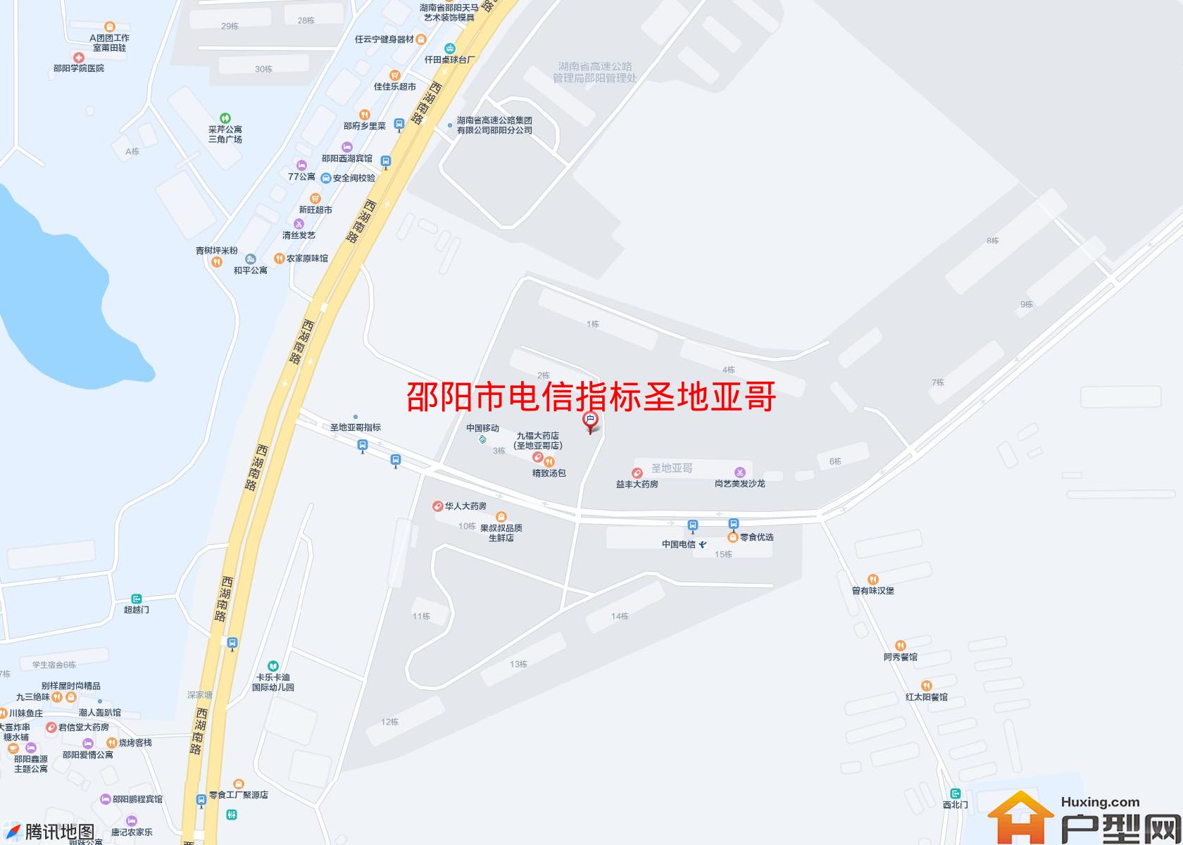 电信指标圣地亚哥小区 - 户型网