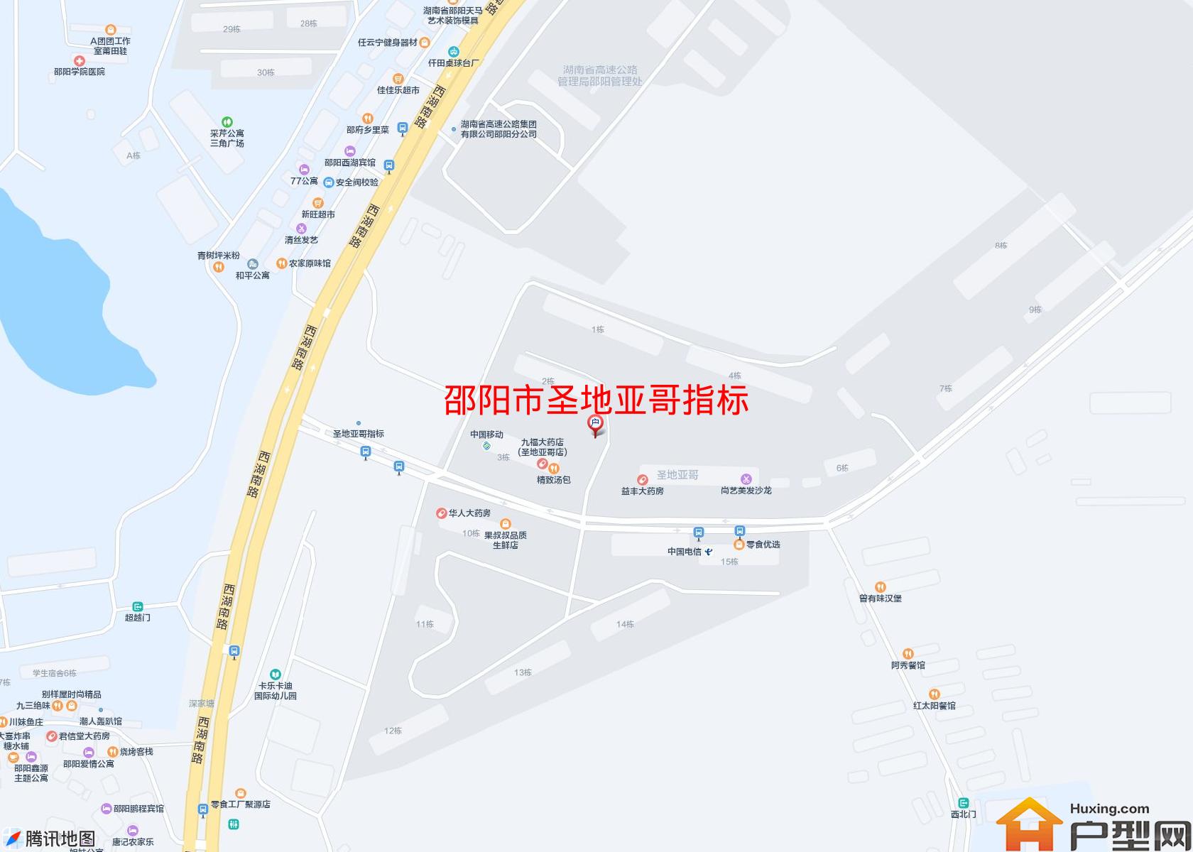圣地亚哥指标小区 - 户型网