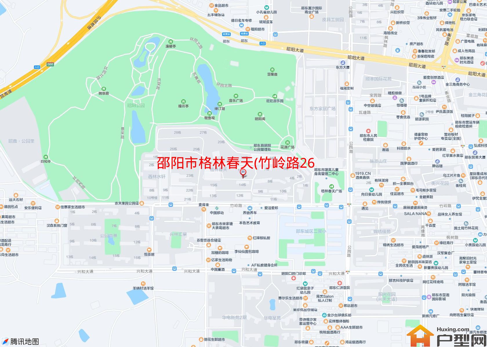 格林春天(竹岭路268号)小区 - 户型网