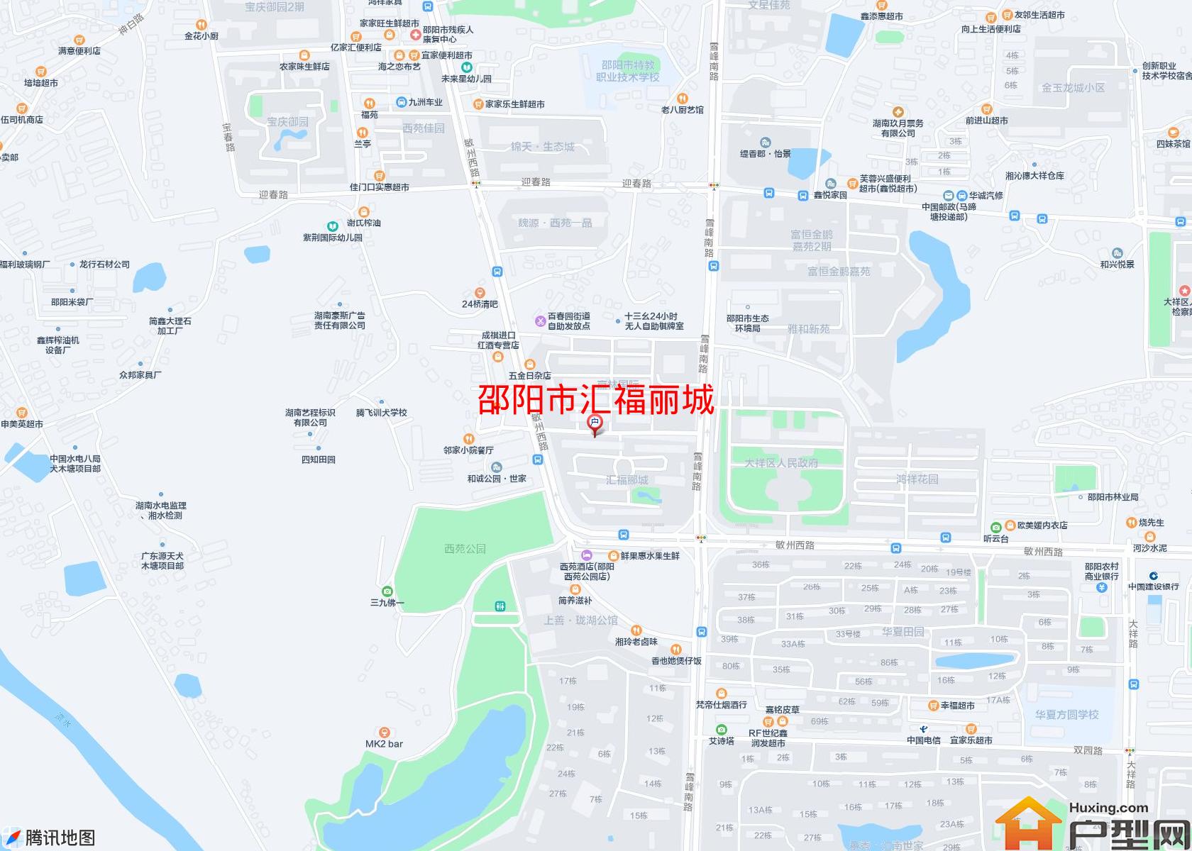 汇福丽城小区 - 户型网