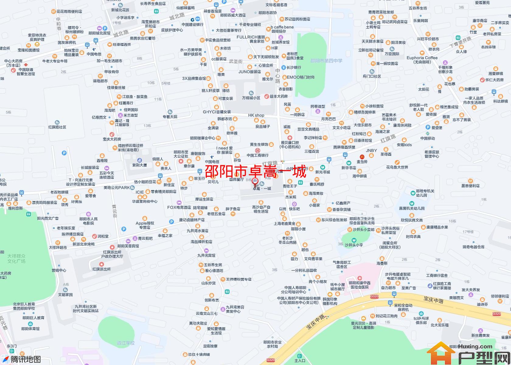 卓嵩一城小区 - 户型网