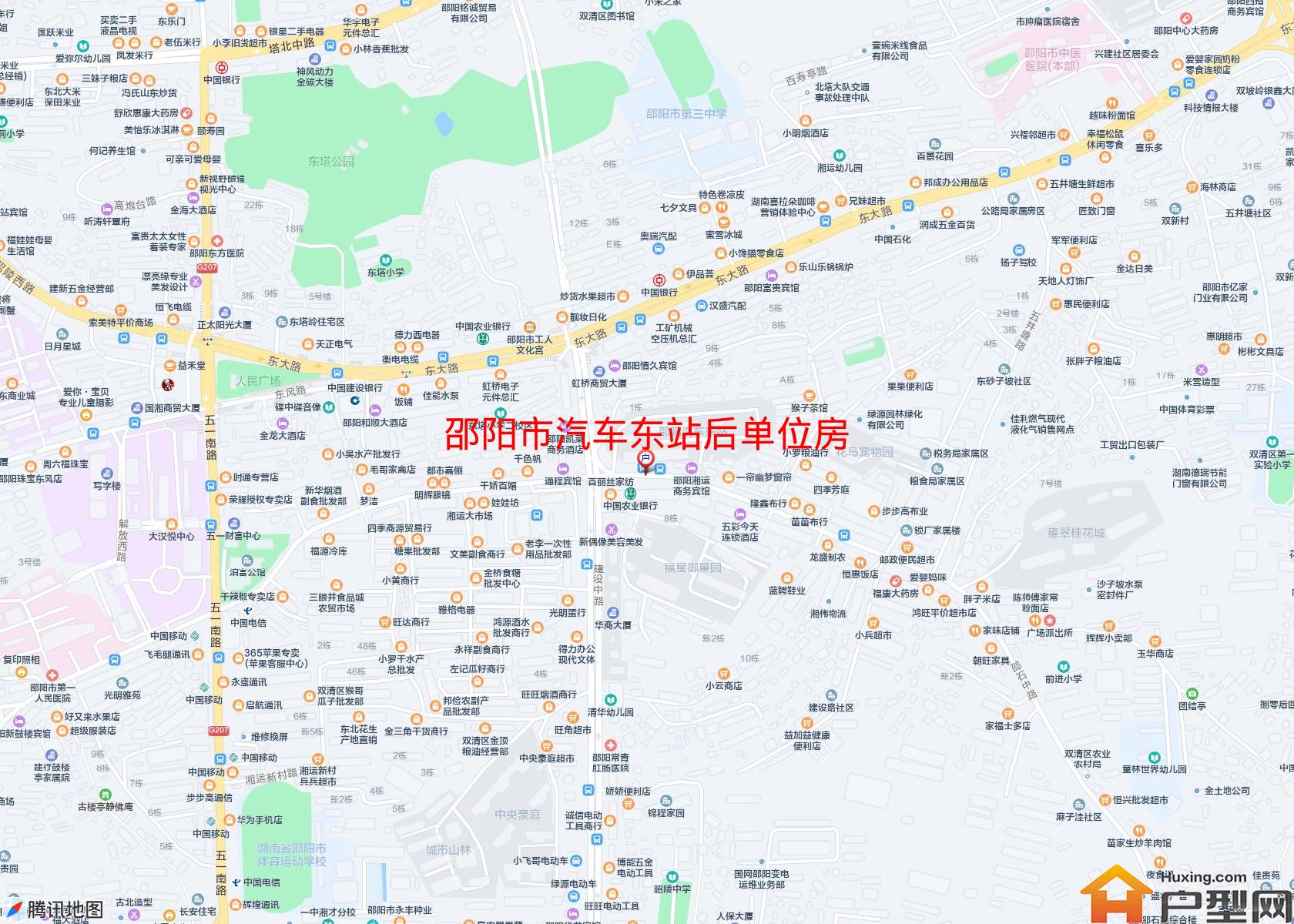 汽车东站后单位房小区 - 户型网