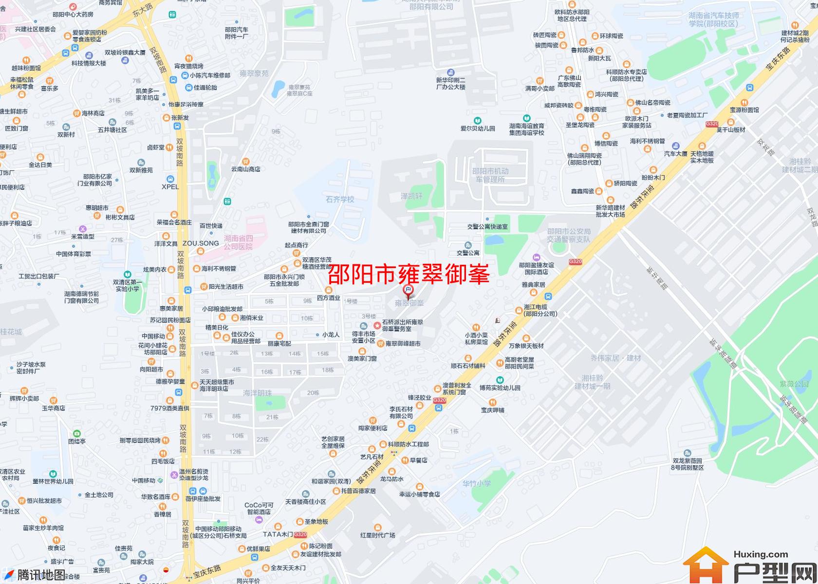 雍翠御峯小区 - 户型网
