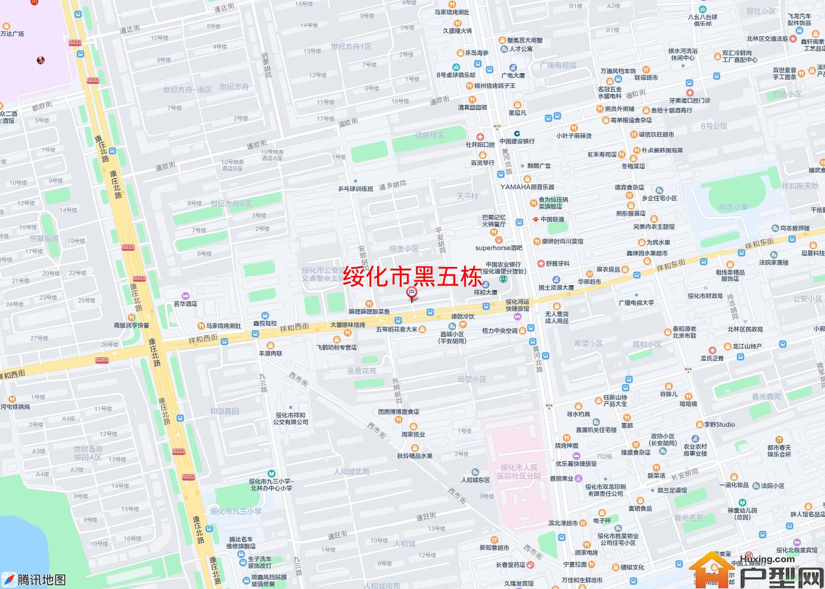 黑五栋小区 - 户型网