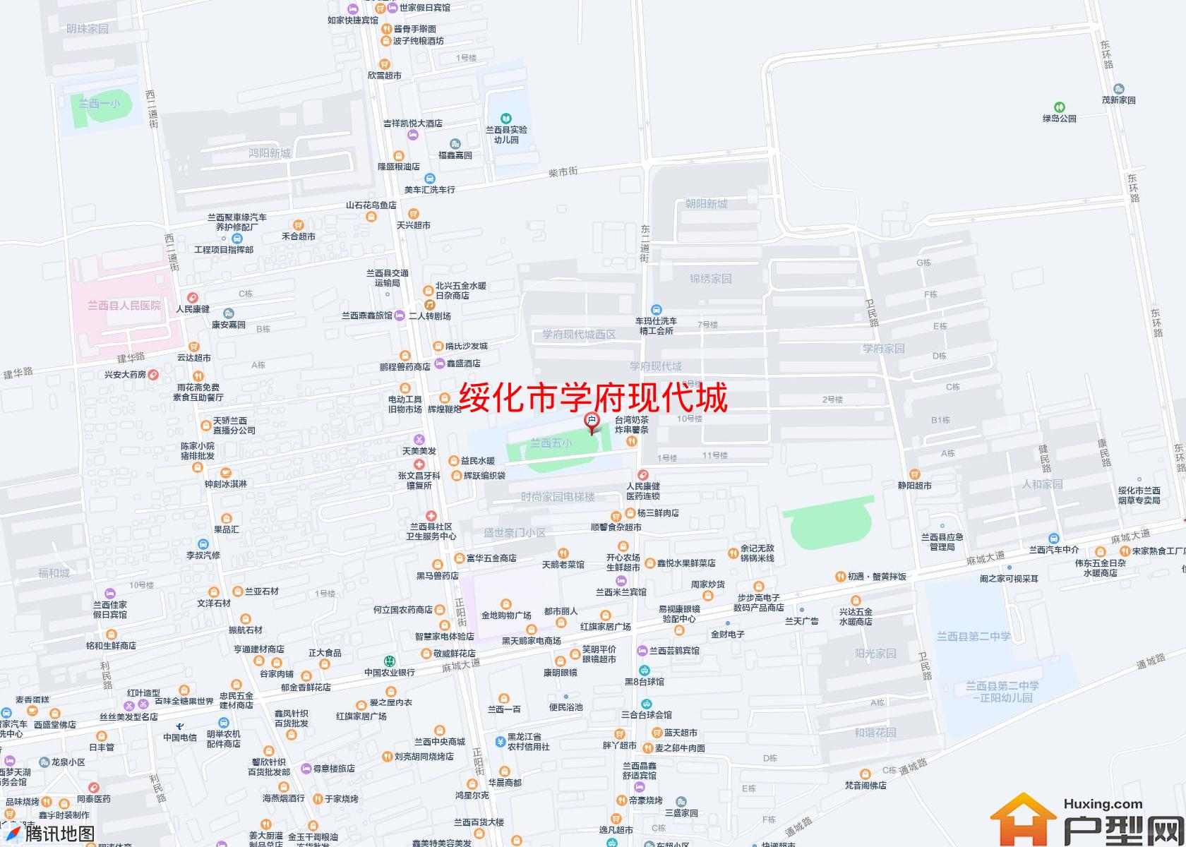 学府现代城小区 - 户型网