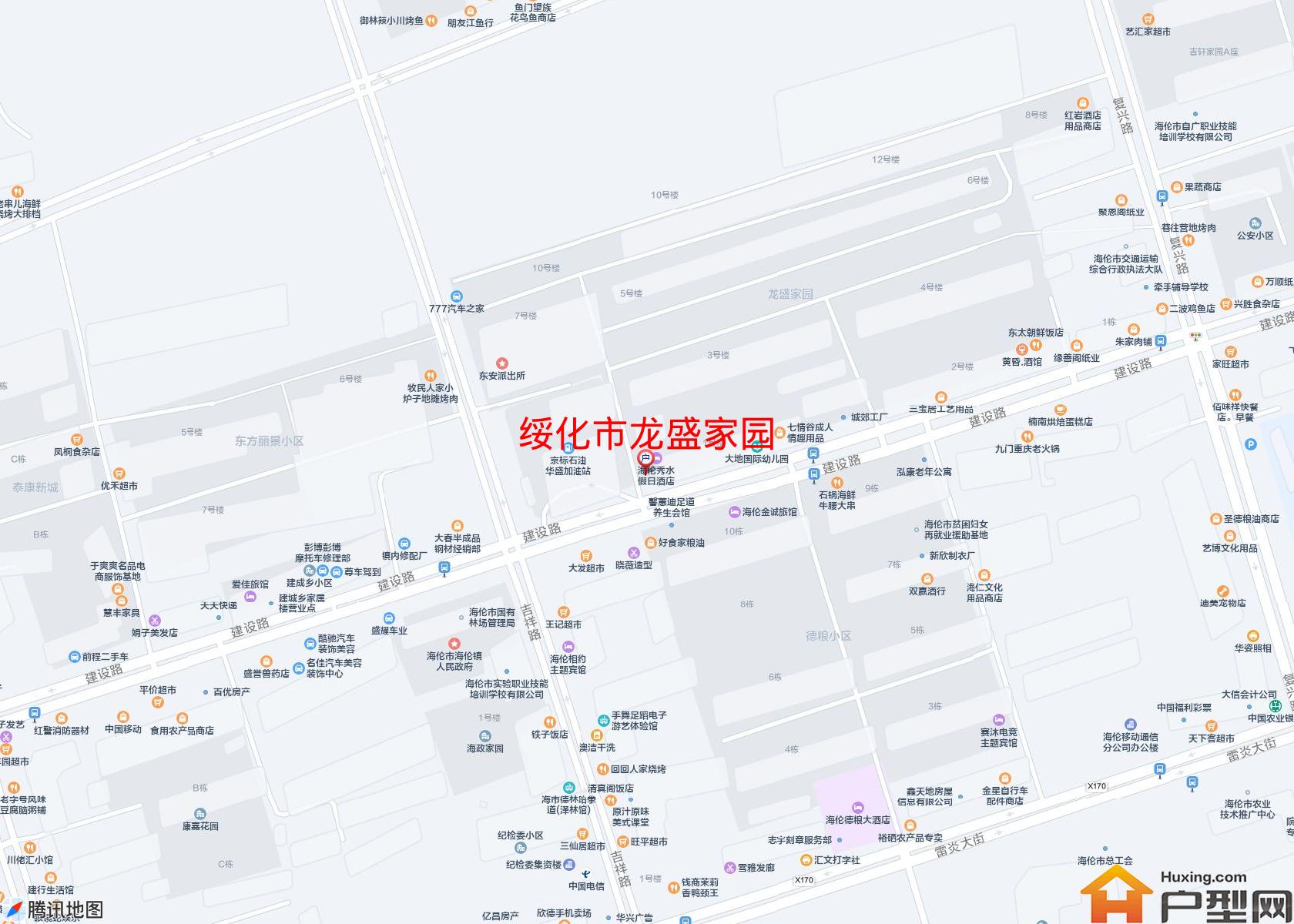龙盛家园小区 - 户型网