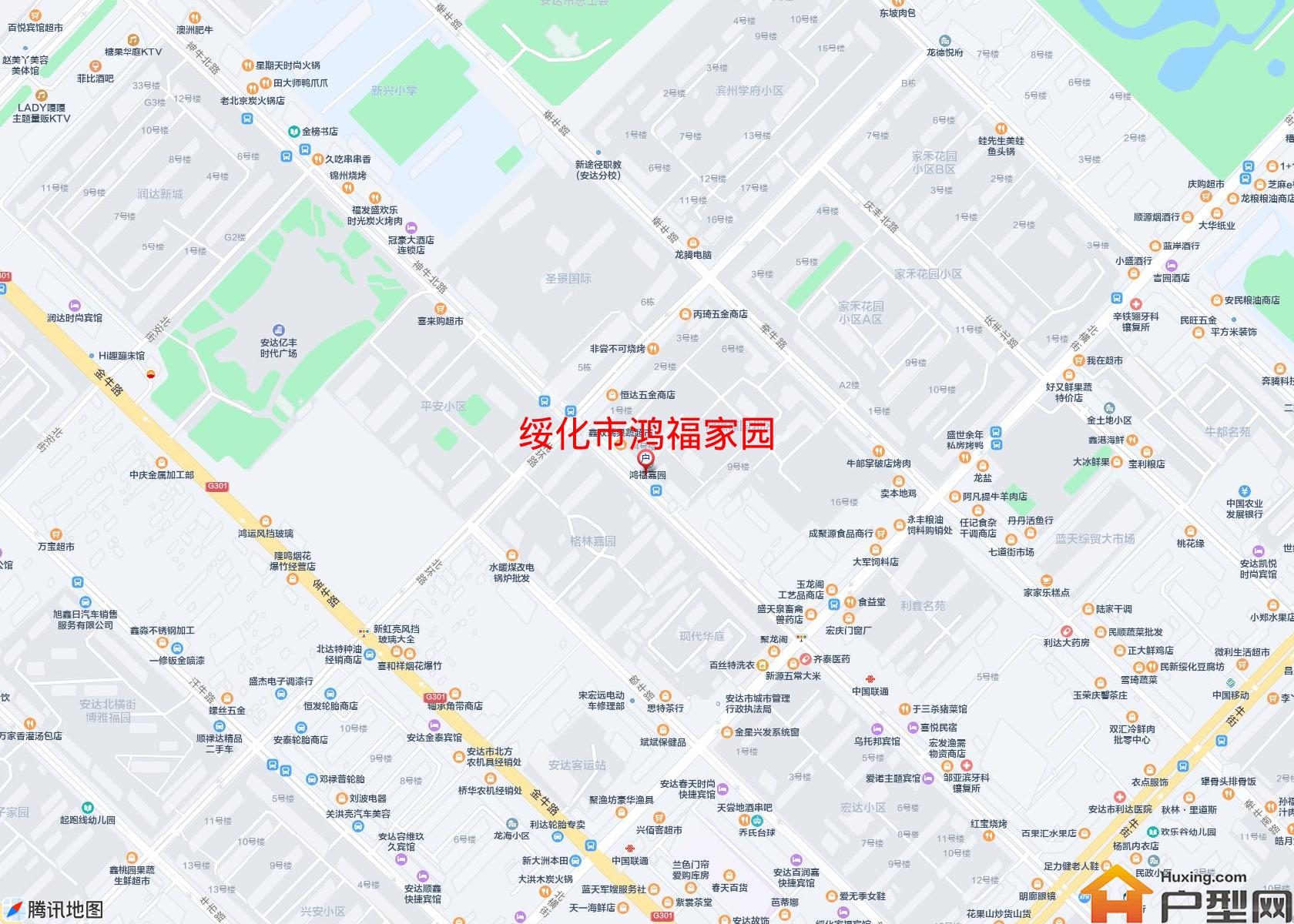 鸿福家园小区 - 户型网