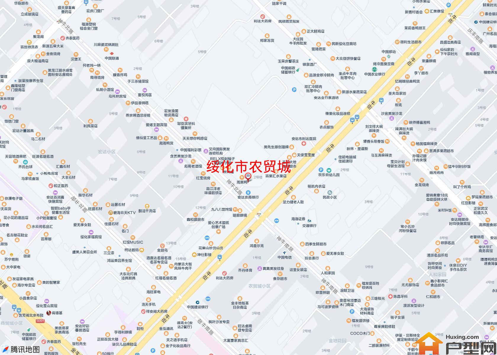 农贸城小区 - 户型网