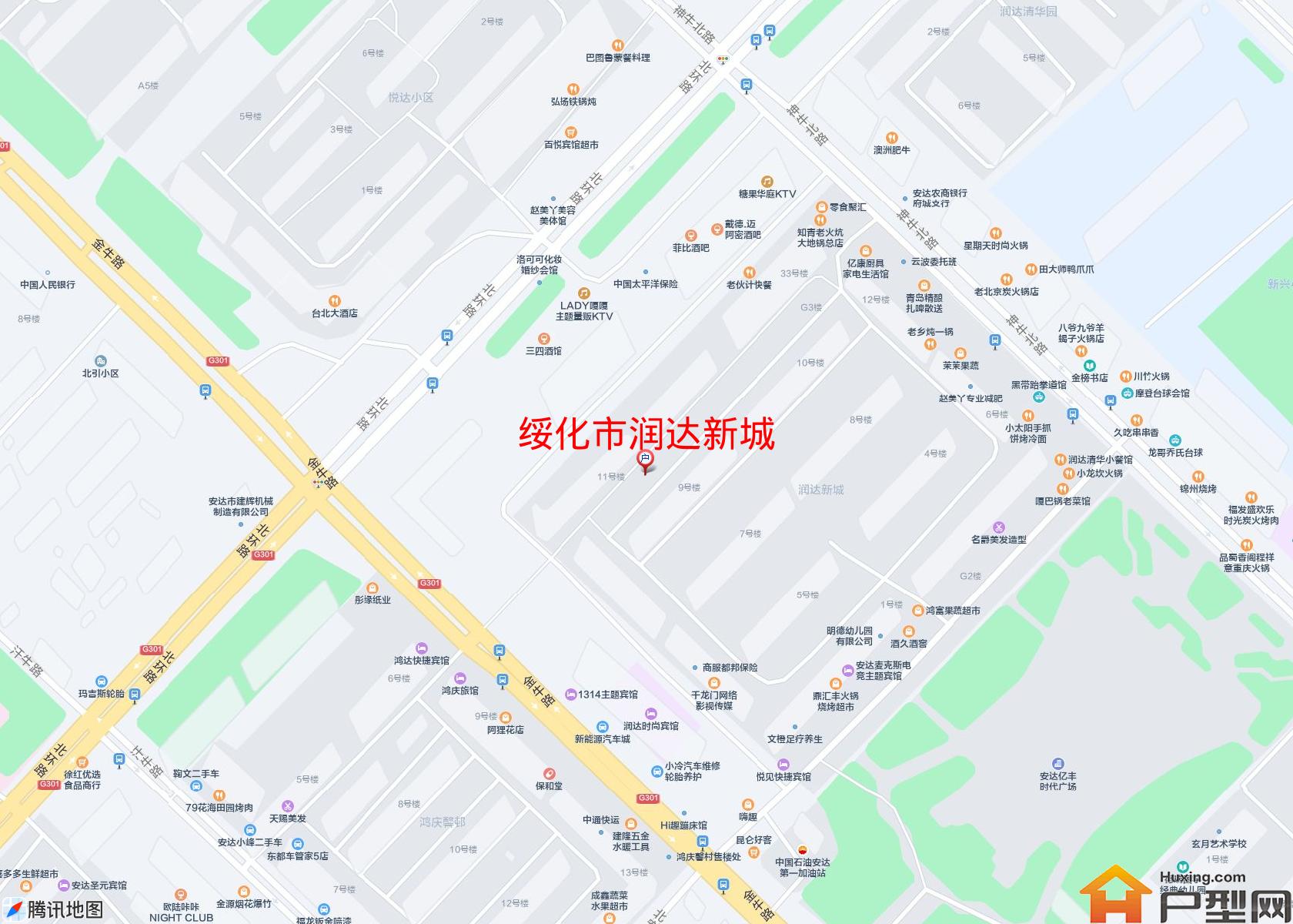 润达新城小区 - 户型网