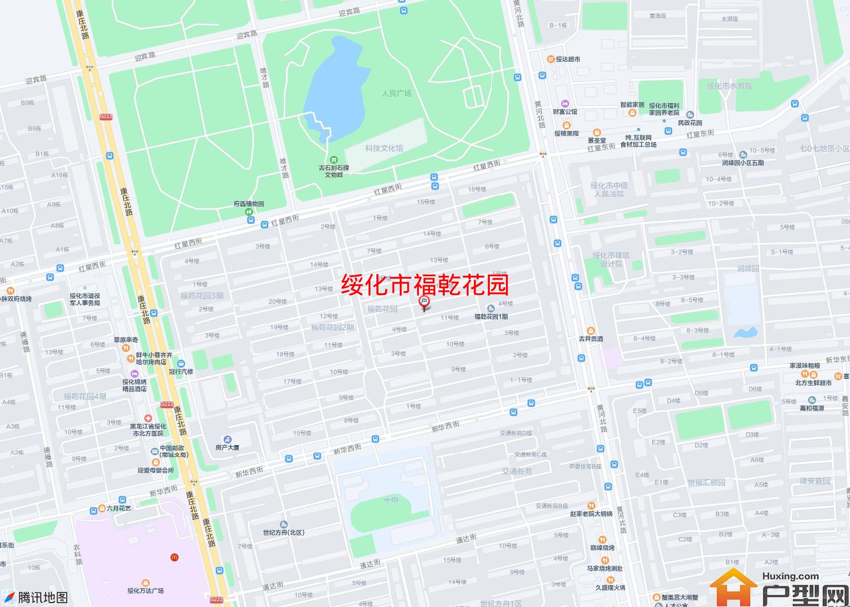 福乾花园小区 - 户型网