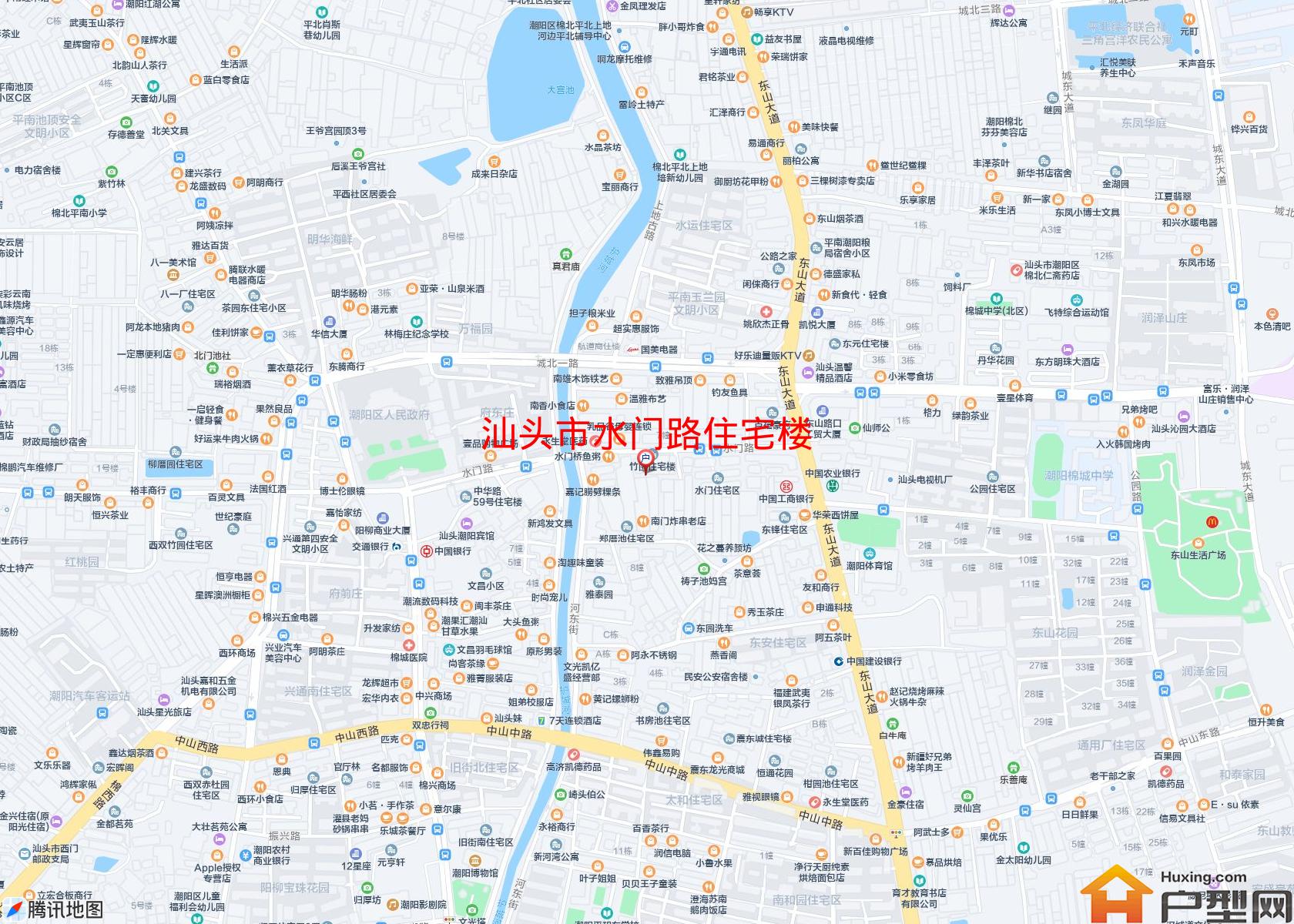 水门路住宅楼小区 - 户型网