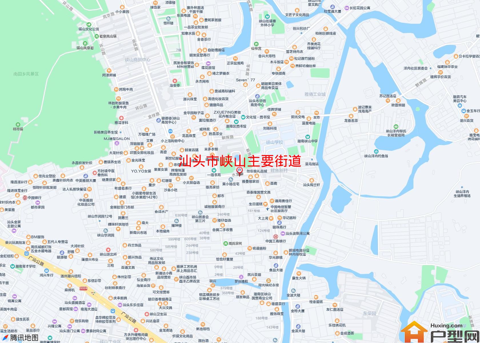 峡山主要街道小区 - 户型网