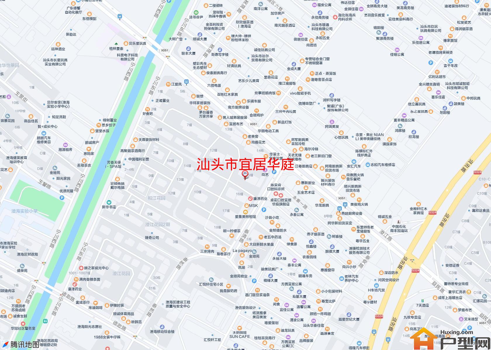 宜居华庭小区 - 户型网