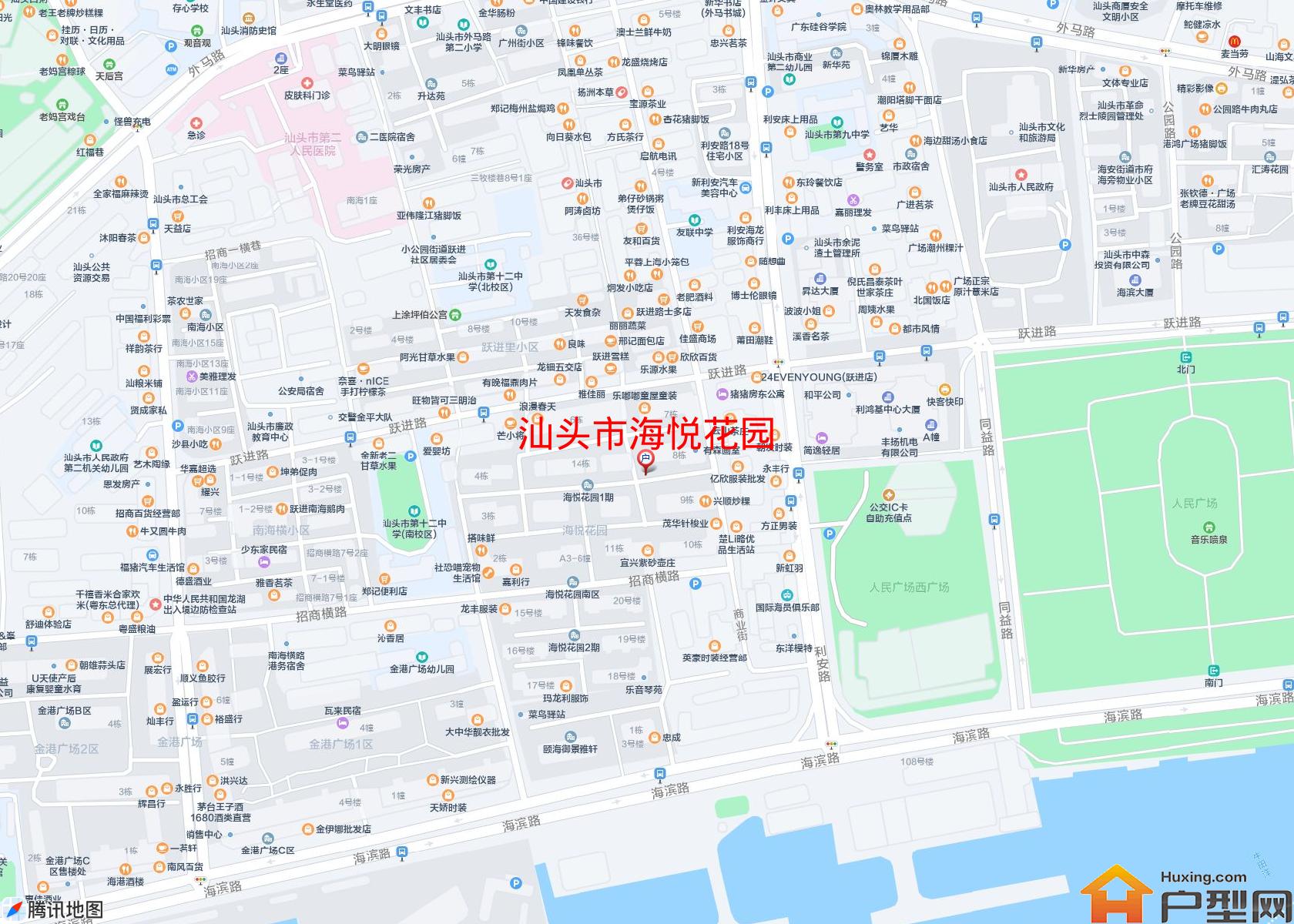 海悦花园小区 - 户型网