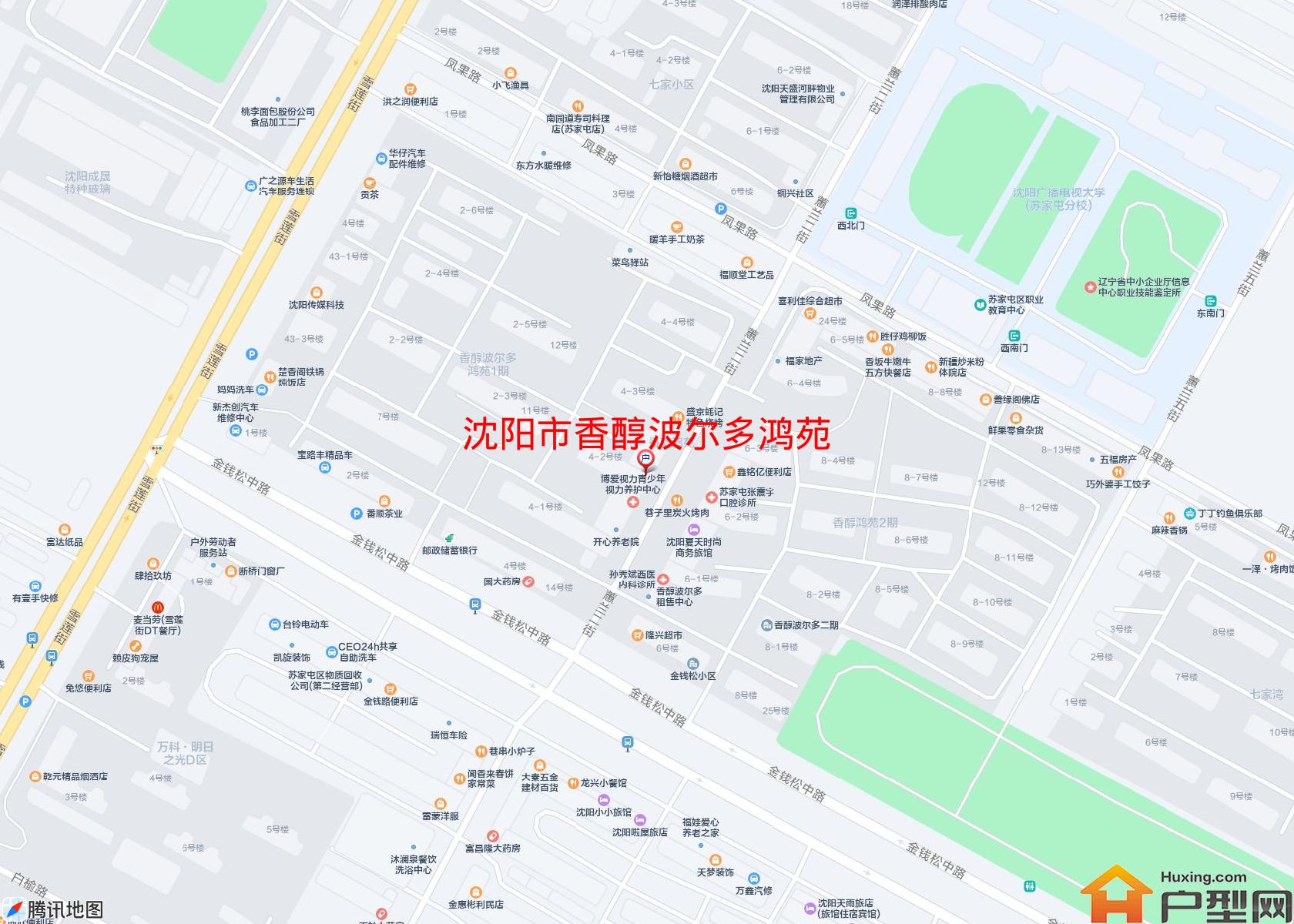 香醇波尔多鸿苑小区 - 户型网