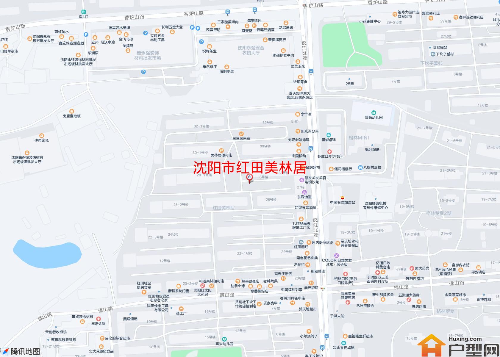 红田美林居小区 - 户型网