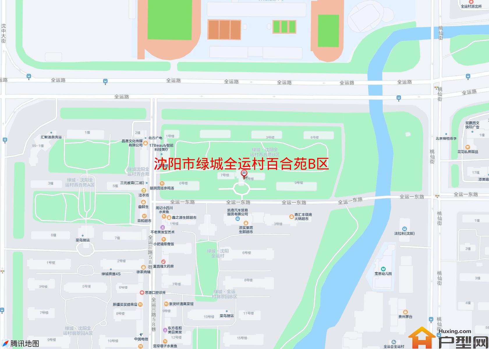 绿城全运村百合苑B区小区 - 户型网
