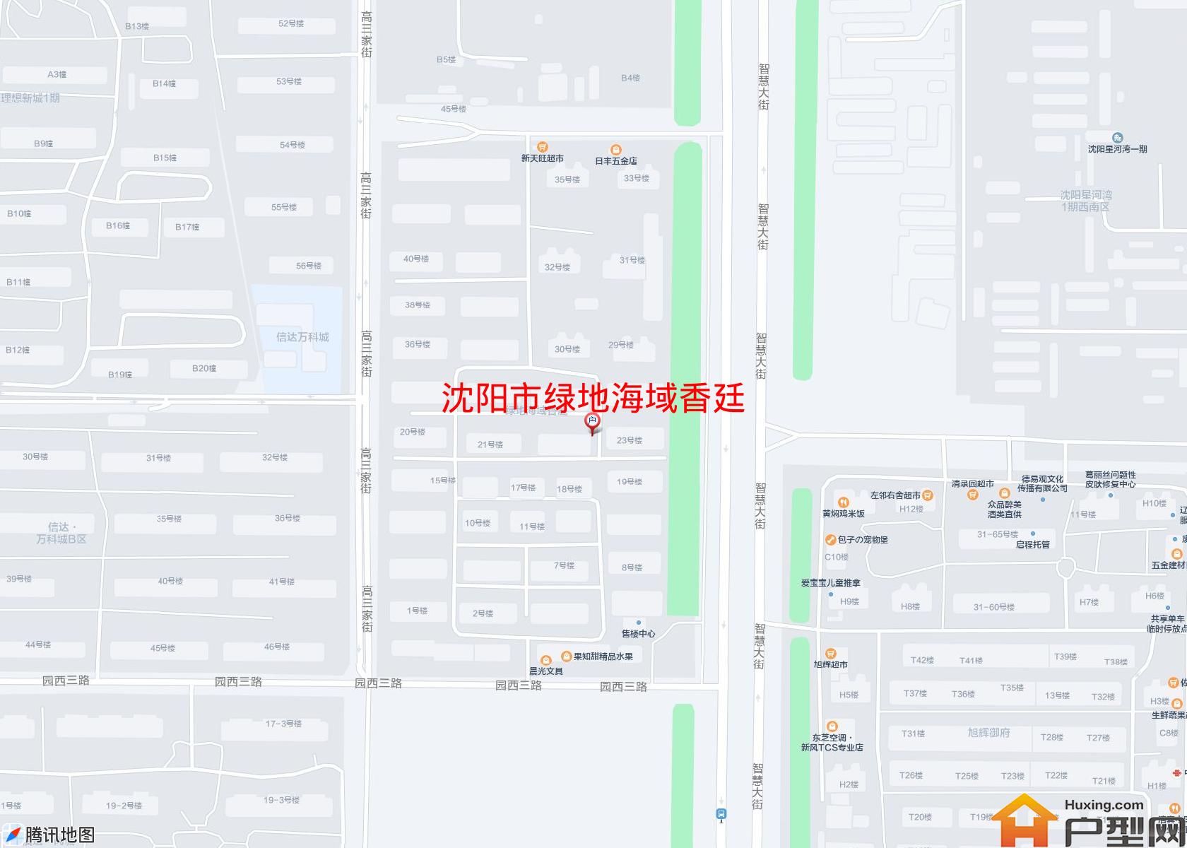 绿地海域香廷小区 - 户型网