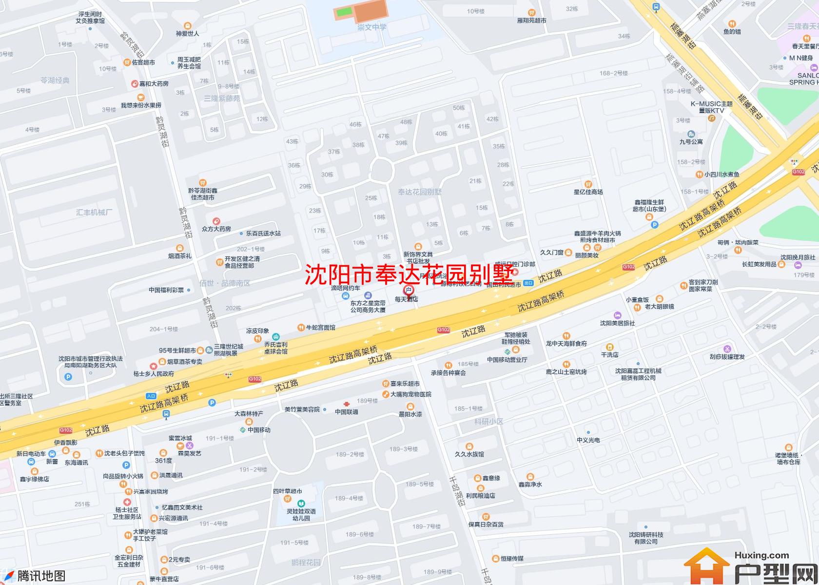 奉达花园别墅小区 - 户型网