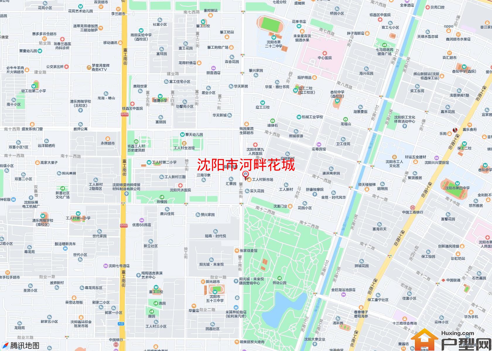 河畔花城小区 - 户型网