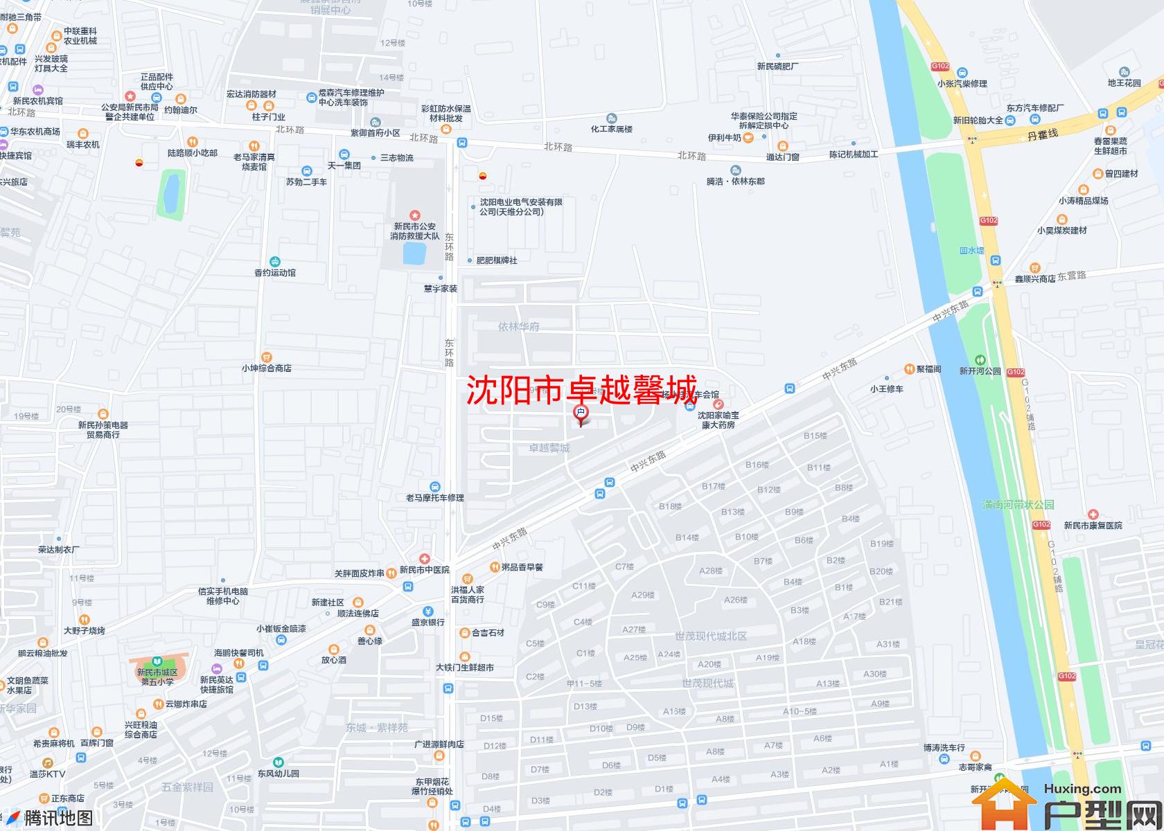 卓越馨城小区 - 户型网