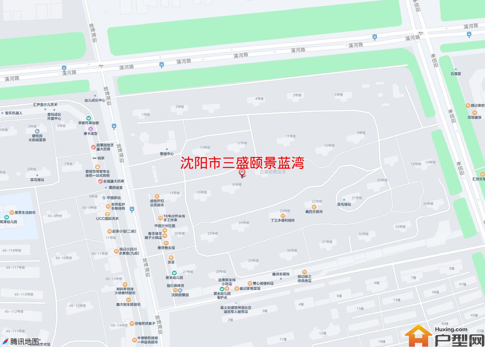 三盛颐景蓝湾小区 - 户型网