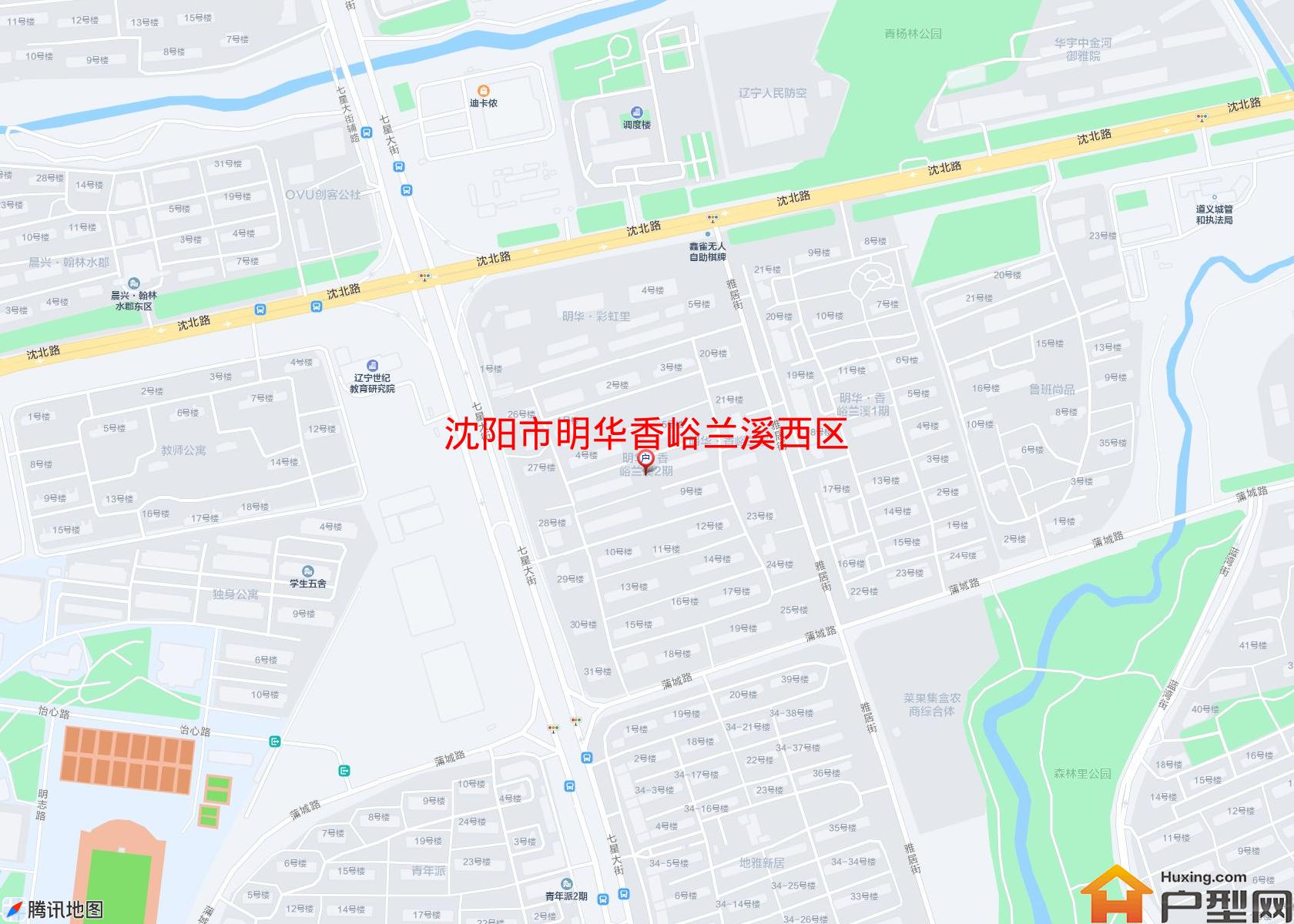 明华香峪兰溪西区小区 - 户型网