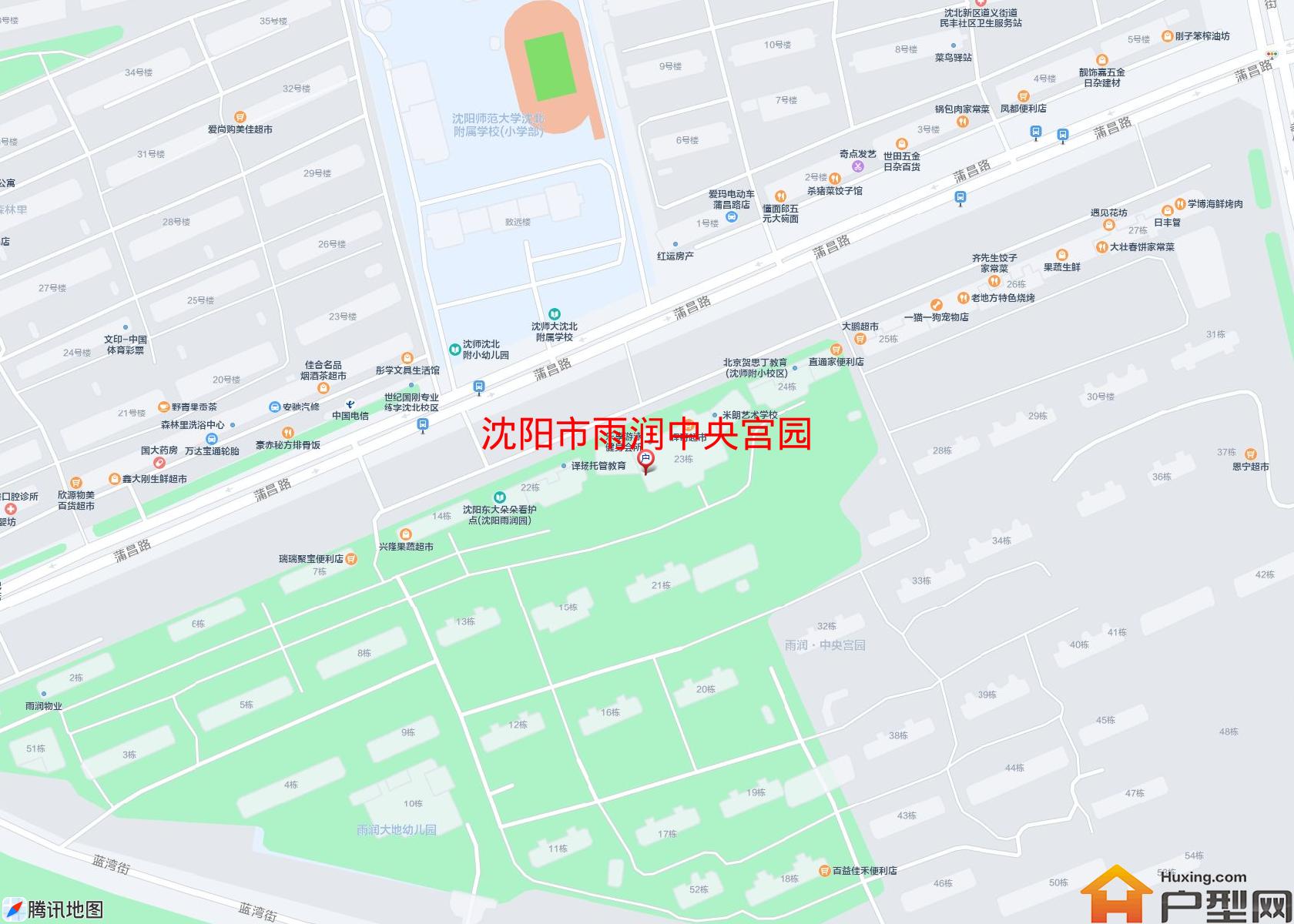 雨润中央宫园小区 - 户型网