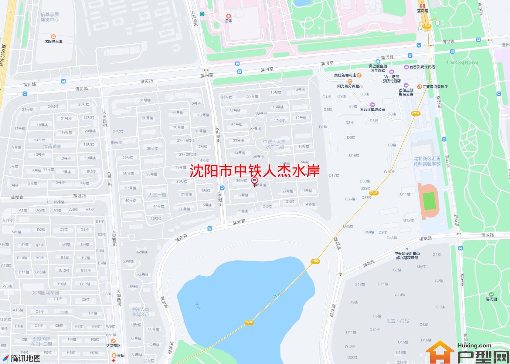 中铁人杰水岸小区 - 户型网