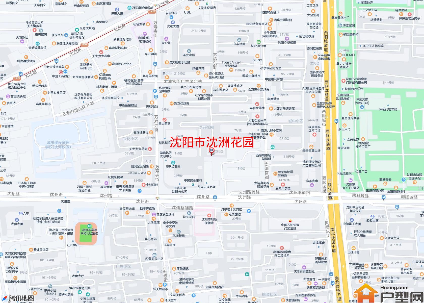 沈洲花园小区 - 户型网
