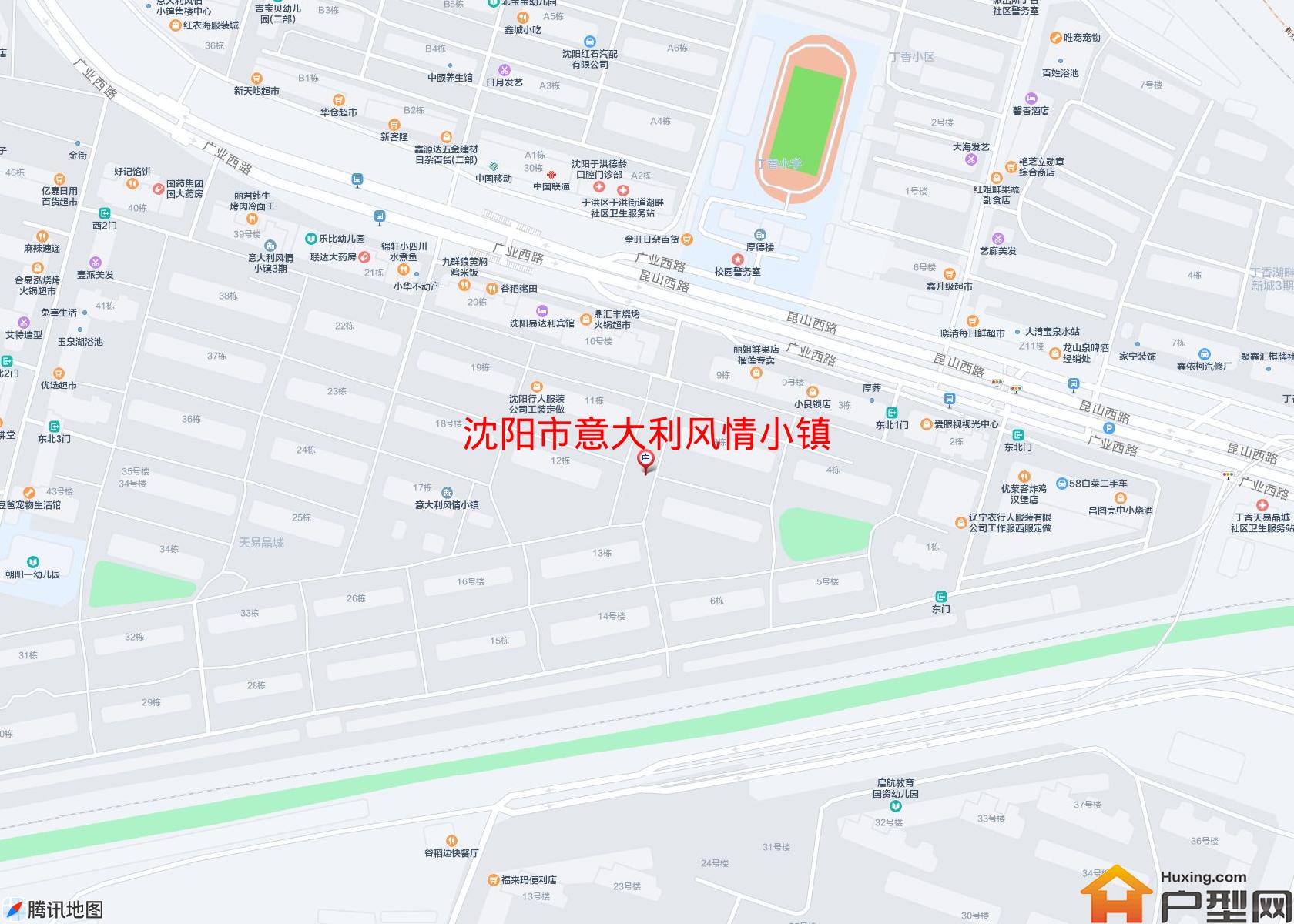意大利风情小镇小区 - 户型网