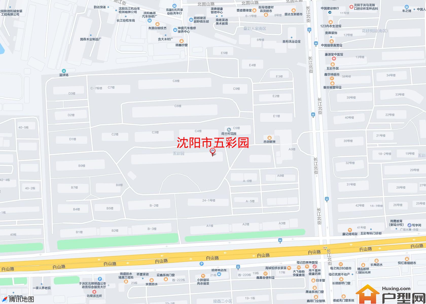 五彩园小区 - 户型网
