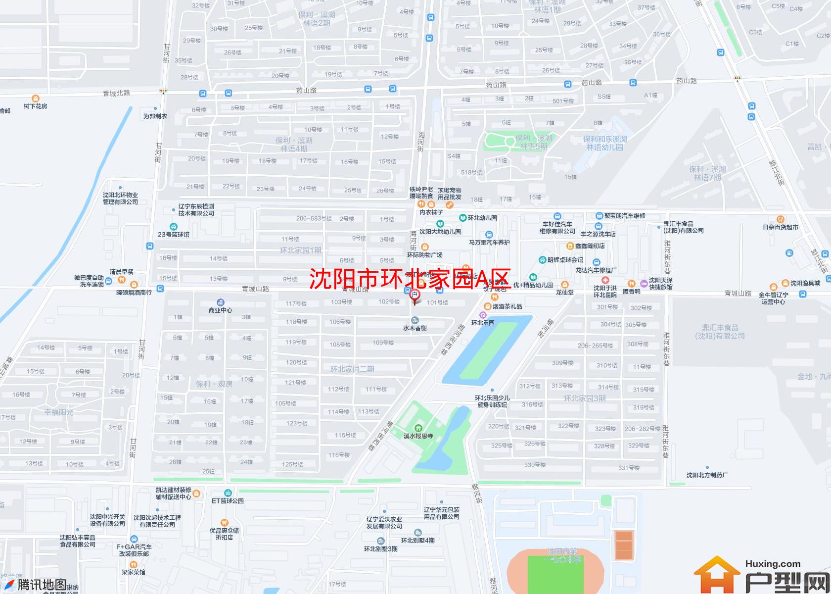 环北家园A区小区 - 户型网